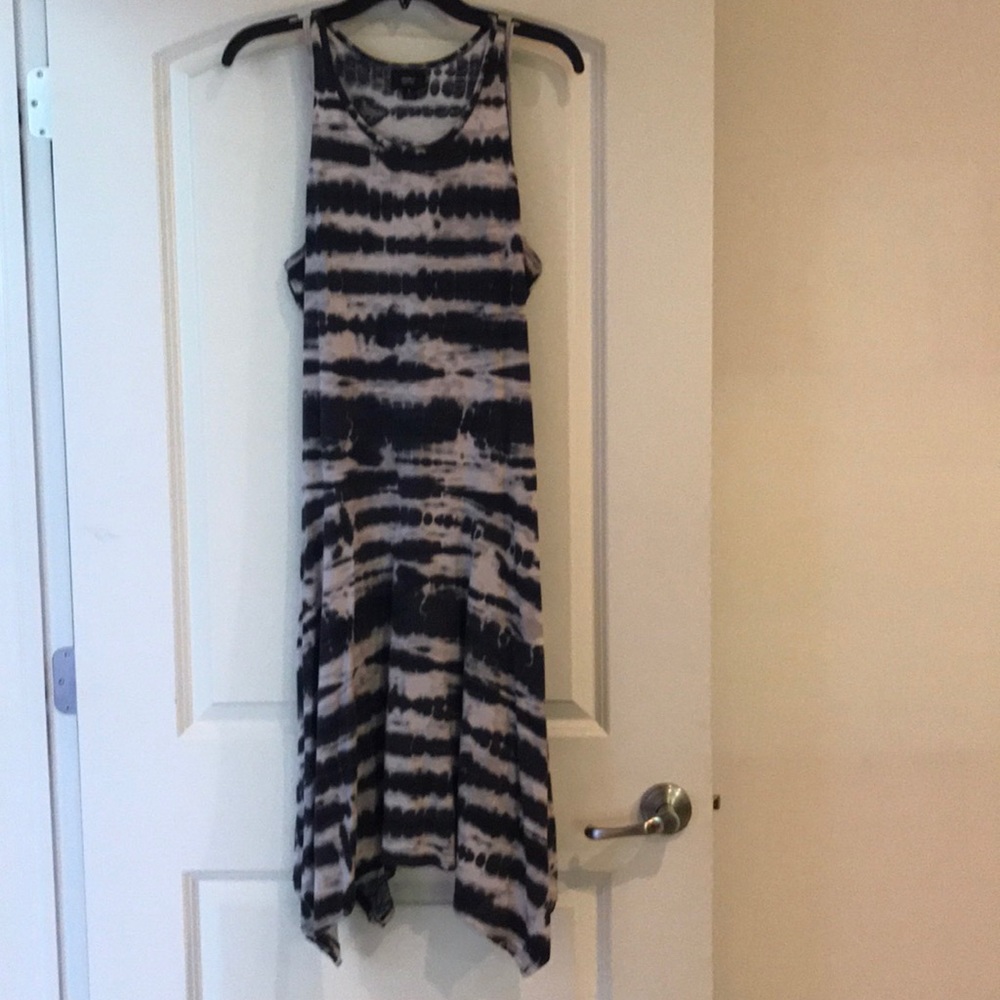 Multiple color black and gray dress